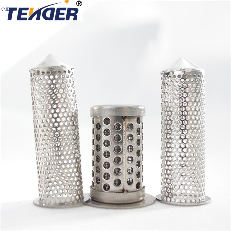 Tabung filter logam berlubang