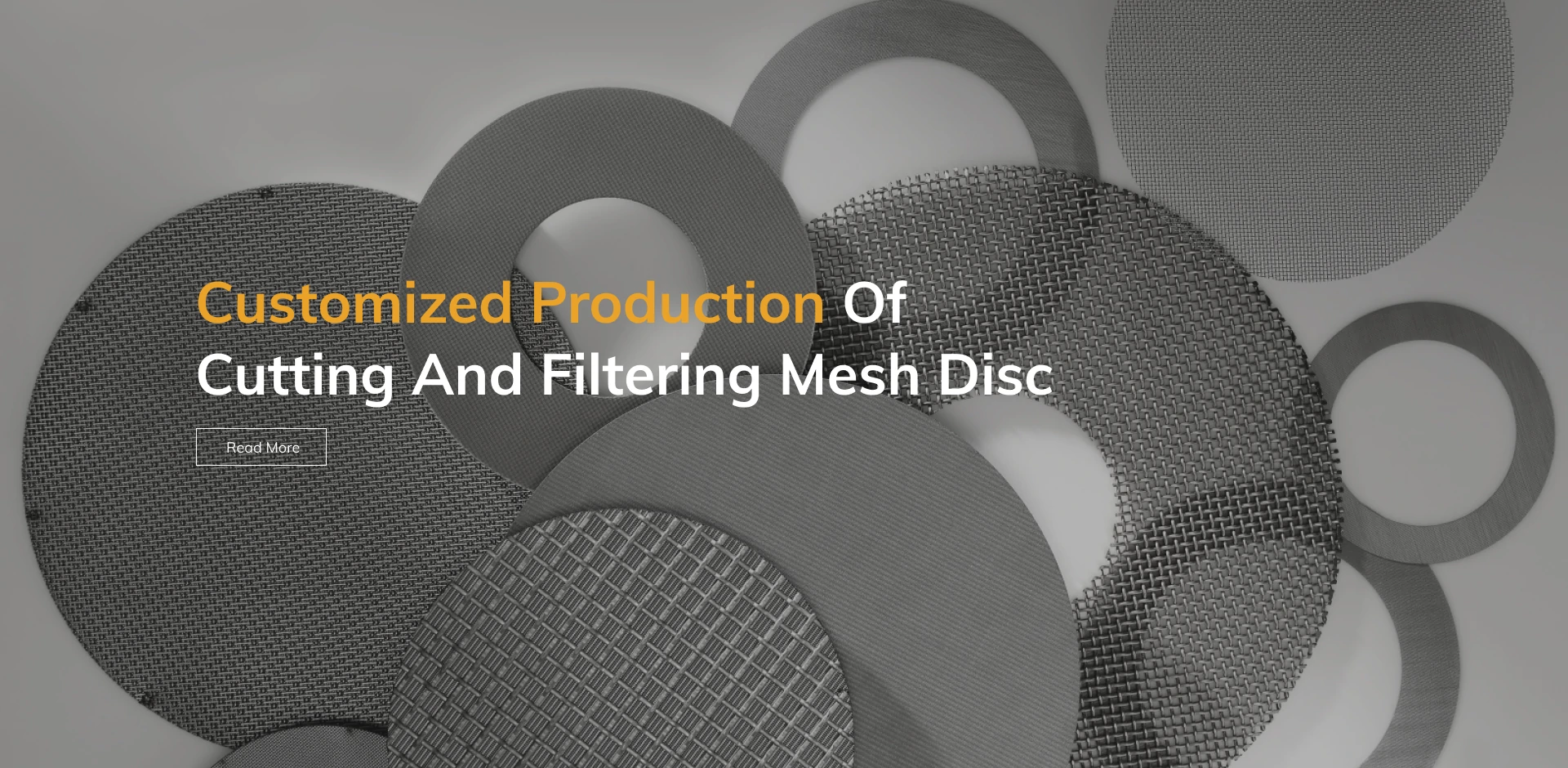 Produksi Disc Mesh Pemotongan dan Penyaringan yang Disesuaikan